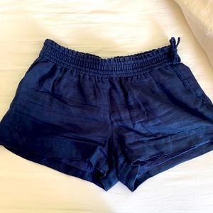 J.Crew Navy Linen Shorts